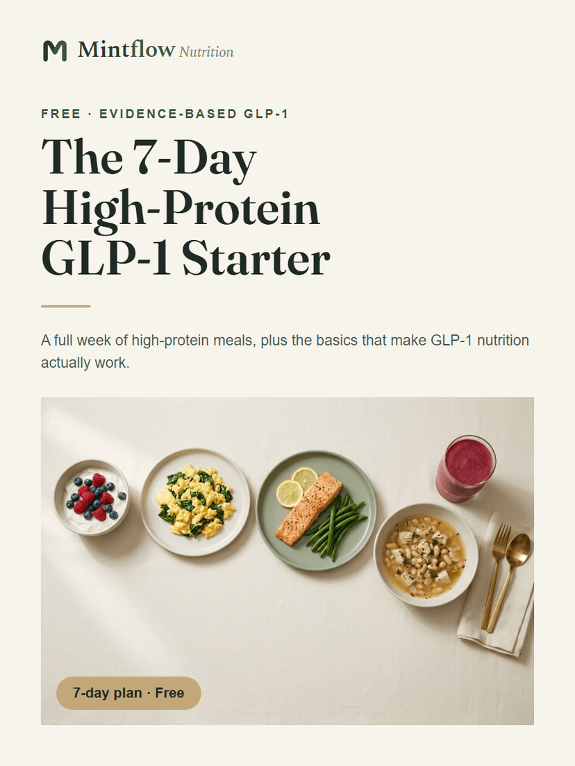 The 7-Day High-Protein GLP-1 Starter
