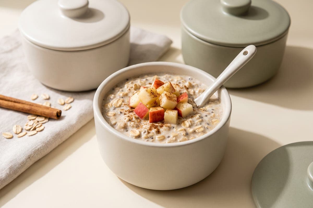 Apple Cinnamon Overnight Oats